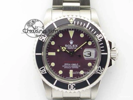 A2836 Best Red (Superlumed Submariner Edition Vintage hands) 200m=660ft 1680 and dial 0509